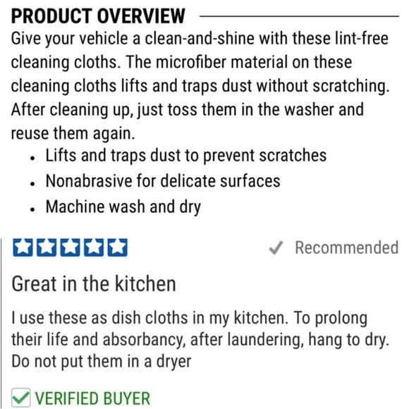 3/$15 NEW Microfiber Towels Cleaning Cloths 12”x 12”, SET OF 4, Different Colors - Picture 6 of 16